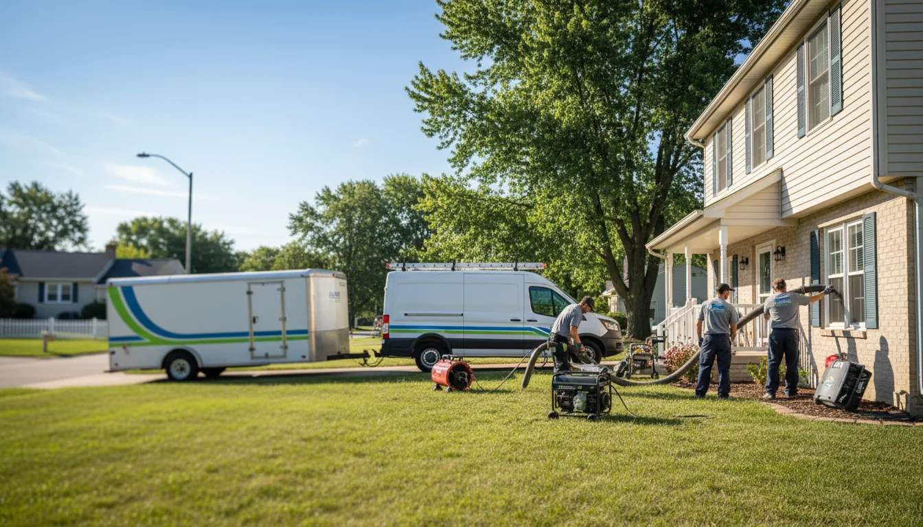 Flooded Basement Restoration And Cleanup With Repair in Linn, KS near me